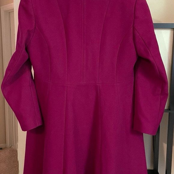 Preston & York magenta coat jacket sz 14 - Picture 3 of 4